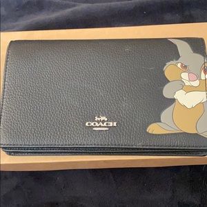 Disney X Coach Thumper Foldover Crossbody/ WALLET